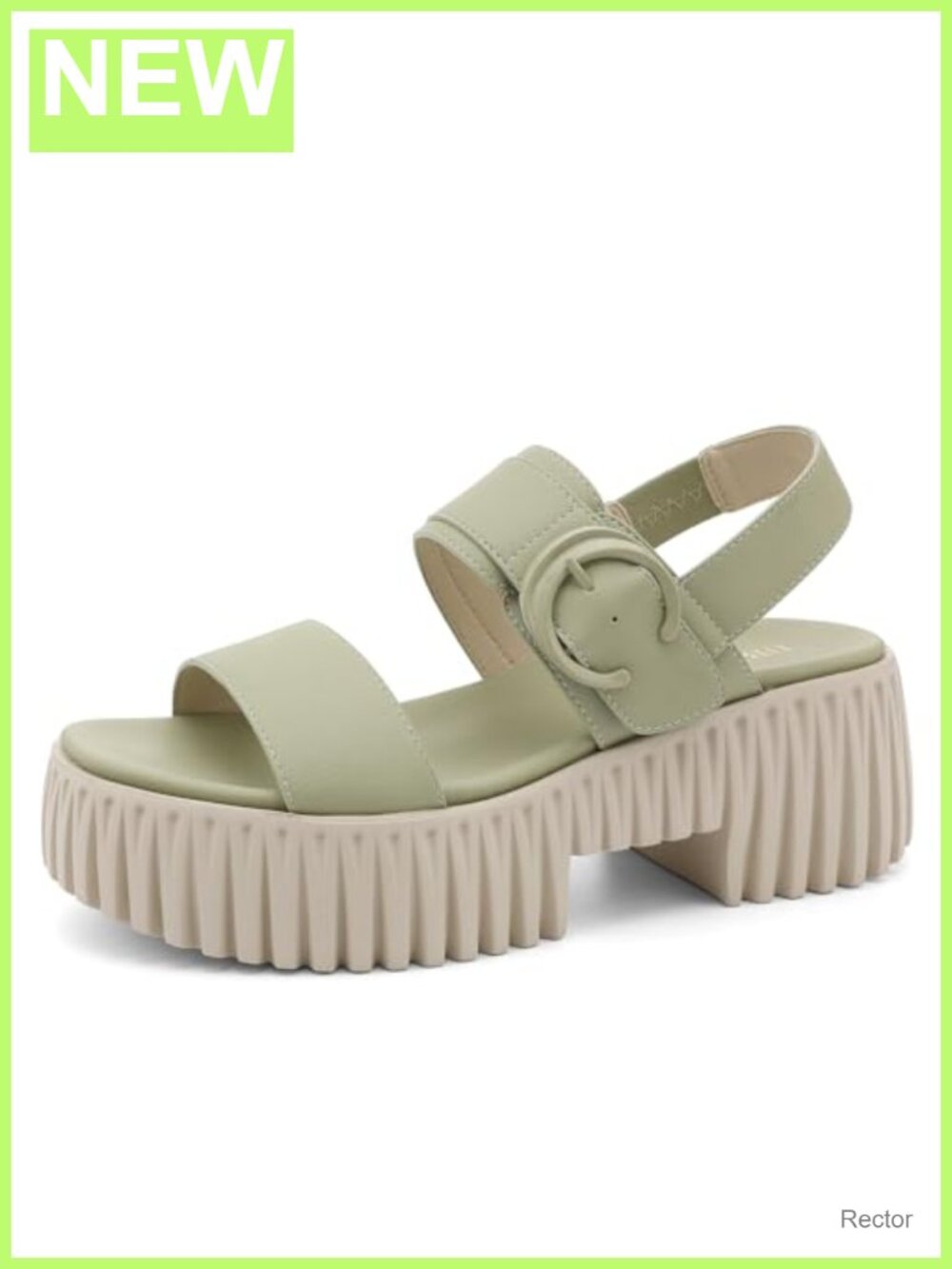 Women's Platform Wedge Sandals Faux Leather Arch Support Comfortable